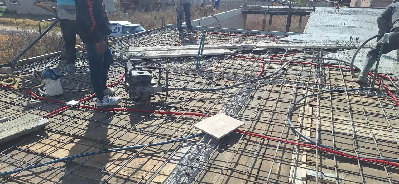 Preparación para colado con instalaciones / Slab preparation with installations